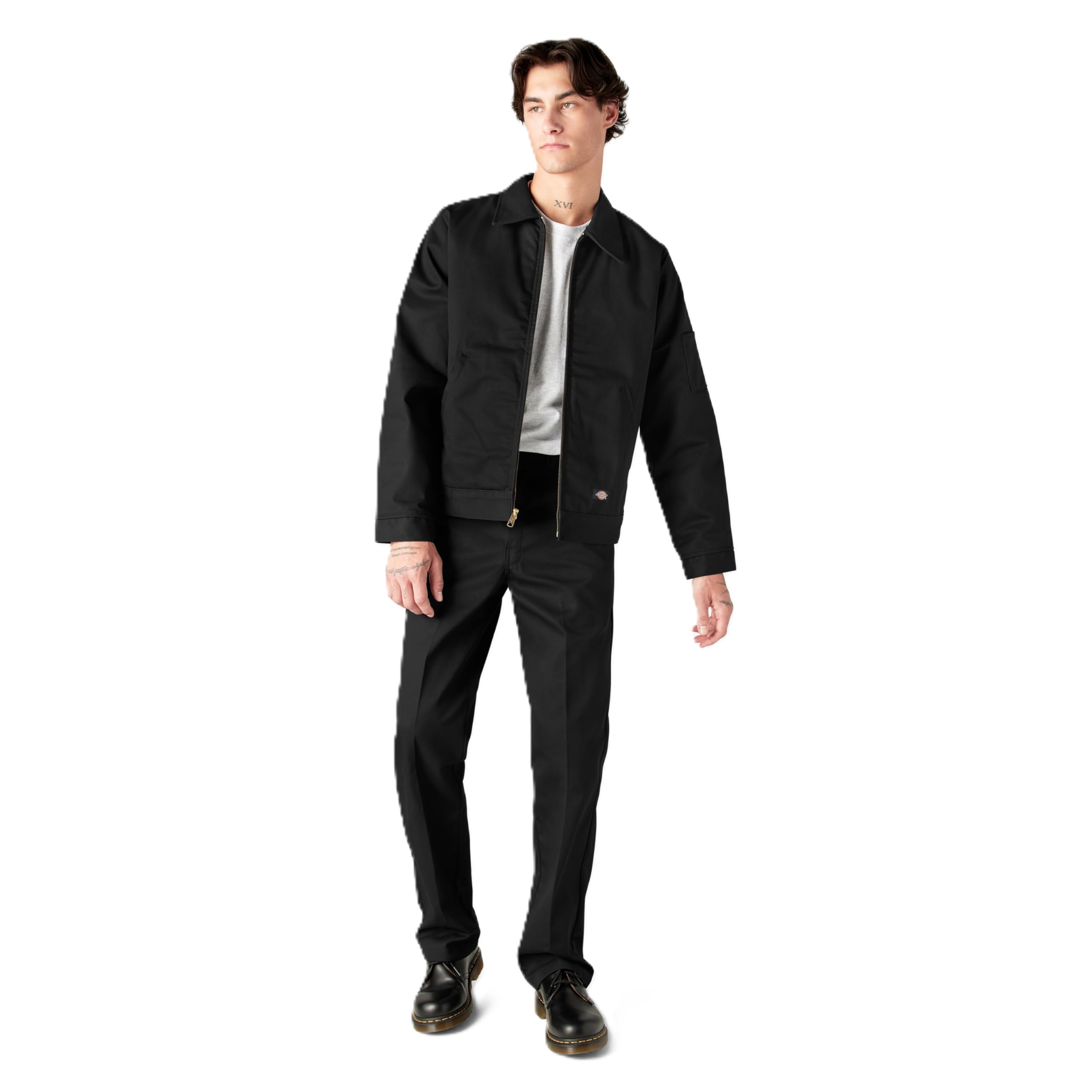 Dickies Men's Unlined Eisenhower Jacket, Black, XX-Large : Amazon